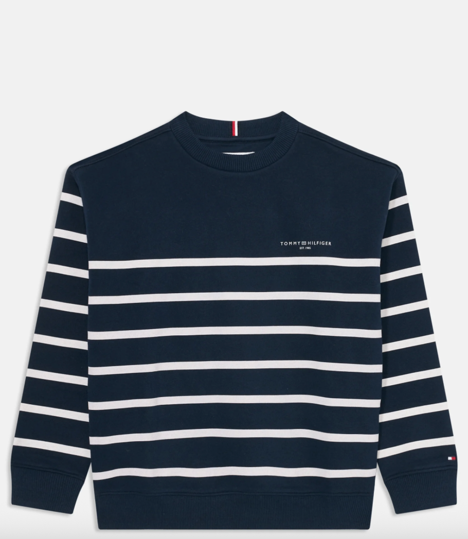 TOMMY HILFIGER FELPA A RIGHE